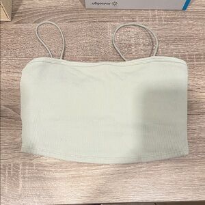 ALO Yoga Sage Ribbed Crop Top